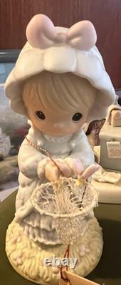 Precious Moments Figurine Lot of 5 Enesco 1980s-1990s Precious Memories+more