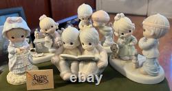 Precious Moments Figurine Lot of 5 Enesco 1980s-1990s Precious Memories+more