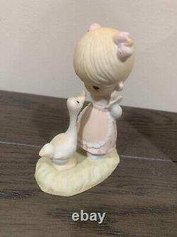 Precious Moments Figurine Make A Joyful Noise (1978) With Box E-1374/G