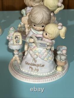 Precious Moments Figurine My granddaughter my Joy Set Of 4 Hamilton Collection