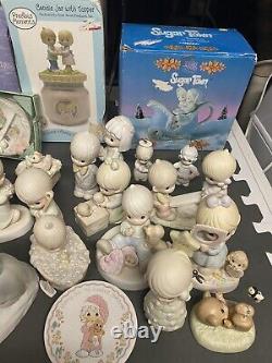 Precious Moments Figurine Ornament Lot 20 1988-2004 Candle Topper Suger Town