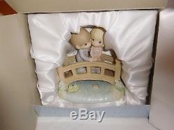 Precious Moments Figurine Our Love is the Bridge to Happiness 840030 in Box