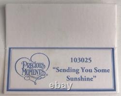 Precious Moments Figurine Sending You Some Sunshine 103025 Girl NEW