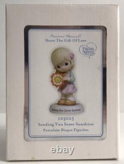 Precious Moments Figurine Sending You Some Sunshine 103025 Girl NEW