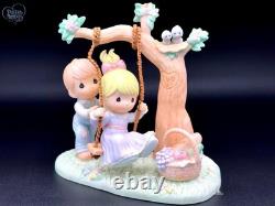 Precious Moments Figurine Swinging into Childhood Memories