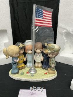 Precious Moments Figurine United Together Our Heroes Forever Hamilton Collection