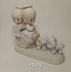 Precious Moments Figurine Vintage Rare'Jesus Is Born' 1979 E-2801