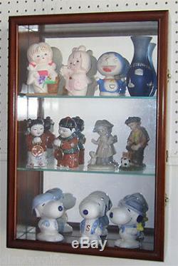 Precious Moments Figurine Wall Curio Cabinet Shadow Box Display Case CD01