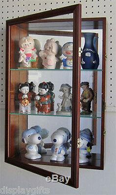 Precious Moments Figurine Wall Curio Cabinet Shadow Box Display Case CD01