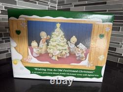 Precious Moments Figurine Wishing You An Old Fashioned Christmas Set Of 6