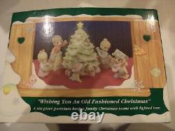 Precious Moments Figurine Wishing You An Old Fashioned Christmas Set Of 6
