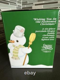 Precious Moments Figurine Wishing You An Old Fashioned Christmas Set Of 6