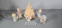 Precious Moments Figurine Wishing You An Old Fashioned Christmas Set Of 6