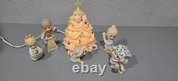 Precious Moments Figurine Wishing You An Old Fashioned Christmas Set Of 6