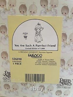 Precious Moments Figurine You Are Such a Purr-fect Friend 526010 SIGNED