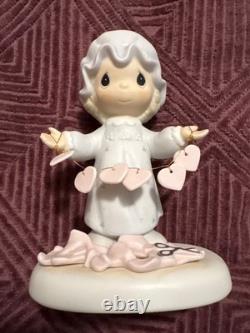 Precious Moments Figurine You Have Touched So Many Hearts 1983 E-2821