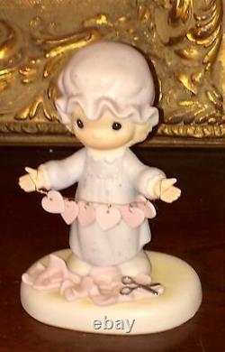 Precious Moments Figurine You Have Touched So Many Hearts Enessco E-2821-1983