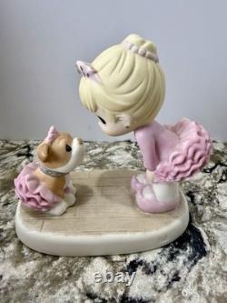 Precious Moments Figurines I Believe In You 124014 Bulldog and Ballerina