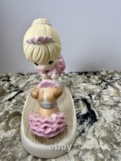 Precious Moments Figurines I Believe In You 124014 Bulldog and Ballerina