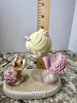 Precious Moments Figurines I Believe In You 124014 Bulldog and Ballerina