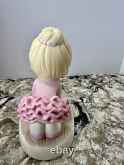 Precious Moments Figurines I Believe In You 124014 Bulldog and Ballerina