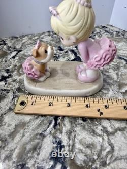 Precious Moments Figurines I Believe In You 124014 Bulldog and Ballerina