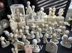 Precious Moments Figurines Lot-lot Of 35 Figures-list Inside