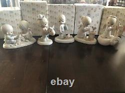 Precious Moments Figurines Lot of 24 Assorted Themes In Original Boxes 1978-2001