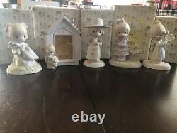 Precious Moments Figurines Lot of 24 Assorted Themes In Original Boxes 1978-2001