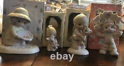 Precious Moments Figurines Lot of 24 Assorted Themes In Original Boxes 1978-2001