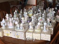 Precious Moments Figurines Lot of over 80 most in original boxes, perfect