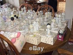 Precious Moments Figurines Lot of over 80 most in original boxes, perfect