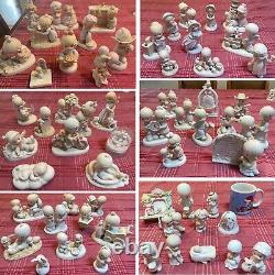 Precious Moments Figurines More MIXED LOT of 60 Pieces Some with Original Boxes