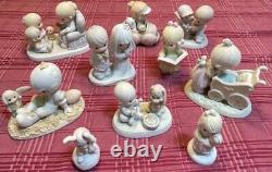 Precious Moments Figurines More MIXED LOT of 60 Pieces Some with Original Boxes
