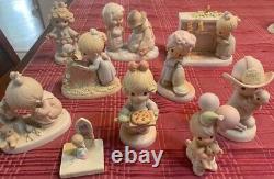 Precious Moments Figurines More MIXED LOT of 60 Pieces Some with Original Boxes