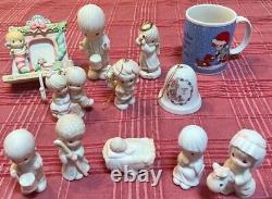 Precious Moments Figurines More MIXED LOT of 60 Pieces Some with Original Boxes