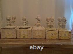 Precious Moments Figurines lot, most with boxes. 37/44 With Boxes