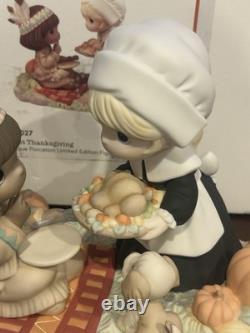 Precious Moments First Thanksgiving Limited Edition Figurine