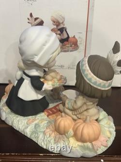 Precious Moments First Thanksgiving Limited Edition Figurine