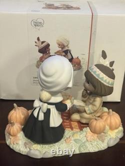 Precious Moments First Thanksgiving Limited Edition Figurine