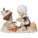 Precious Moments First Thanksgiving Pilgrim Native American Girl Figurine 241027