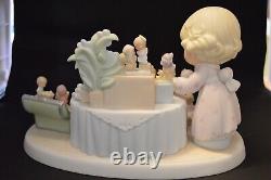 Precious Moments From The Beginning-#110238 25th Anniv 2002 Limited Edition