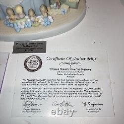 Precious Moments From The Beginning #110238 25th Anniversary 2002 Limited Ed