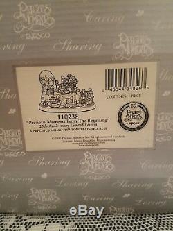 Precious Moments From The Beginning 25th Anniversary 110238 Signed New in Box