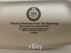 Precious Moments From the Beginning #110238 Limited Ed. 25th Anniv, Signed