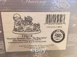 Precious Moments From the Beginning 25th Anniversary Limited Edition 110238 NIB