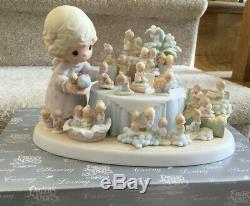 Precious Moments From the Beginning Large 25th Anniv Ltd Ed #110238 FREE SHIP