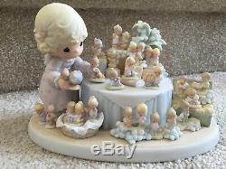 Precious Moments From the Beginning Large 25th Anniv Ltd Ed #110238 FREE SHIP
