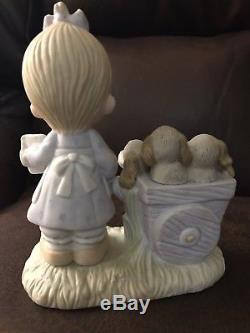 Precious Moments GOD LOVETH A CHEERFUL GIVER E-1378 Great Condition VERY RARE