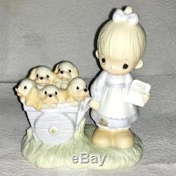 Precious Moments GOD LOVETH A CHEERFUL GIVER E-1378 NM excellent condition